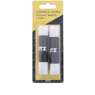 Cadarço Extra STZ Dois Pares Branco