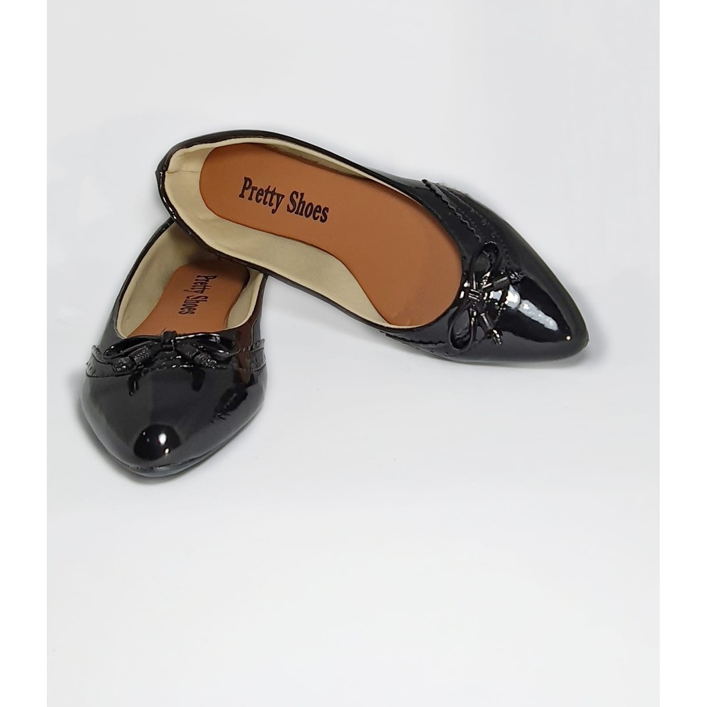 Sapatilha feminina com lacinho moderno estilo moderno moda dia a dia bico fino. em Oferta na Shopee