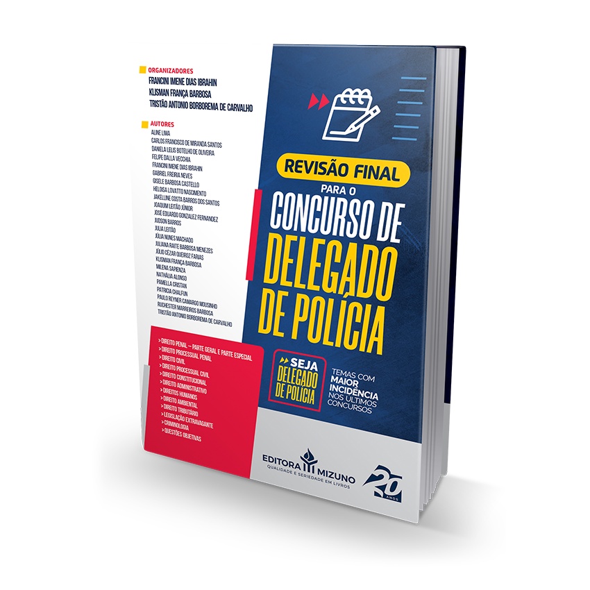 Imagem Revisão Final para o Concurso de Delegado de Polícia - Livro para Advogado OAB Concursos Públicos Jurídico Prova 2022