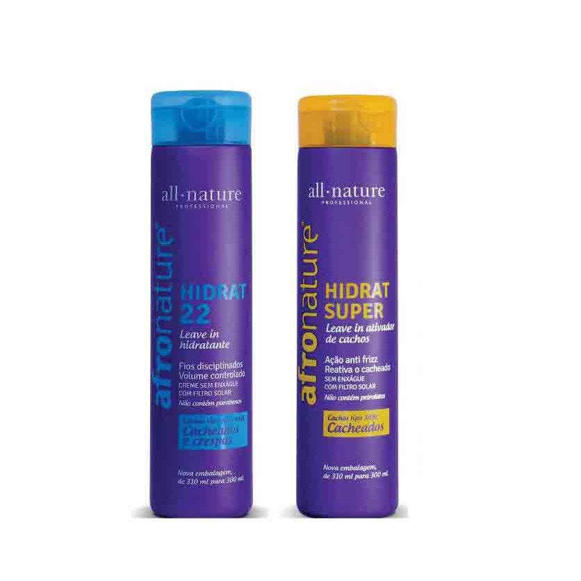 Ativador de Cachos e Hidrat 22 Leave In Creme Para Pentear All Nature