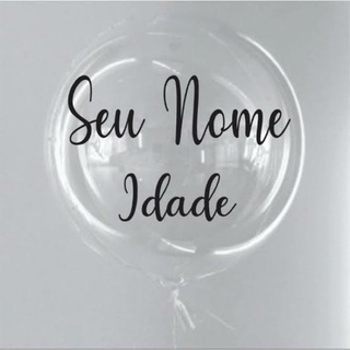 Balão Bubble 24 Polegadas Adesivo Personalizado Balão personalizado