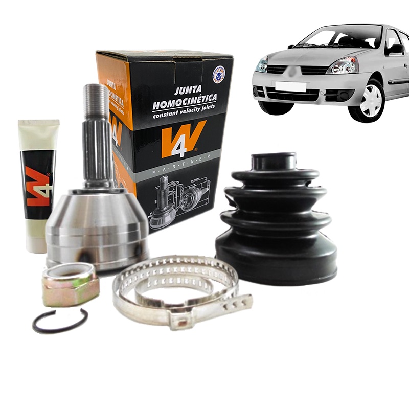 Junta Homocinética CLIO 1.0/1.6 2000 a 2008, KANGOO 1.6 16V 2002 em diante, MEGANE 1998 a 2005