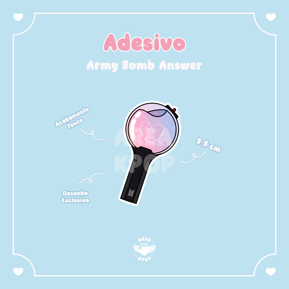 adesivo-army-bomb-answer-bts-rm-jin-suga-j-hope-jimin-v-jungkook-fanmade-para-journal-shopee