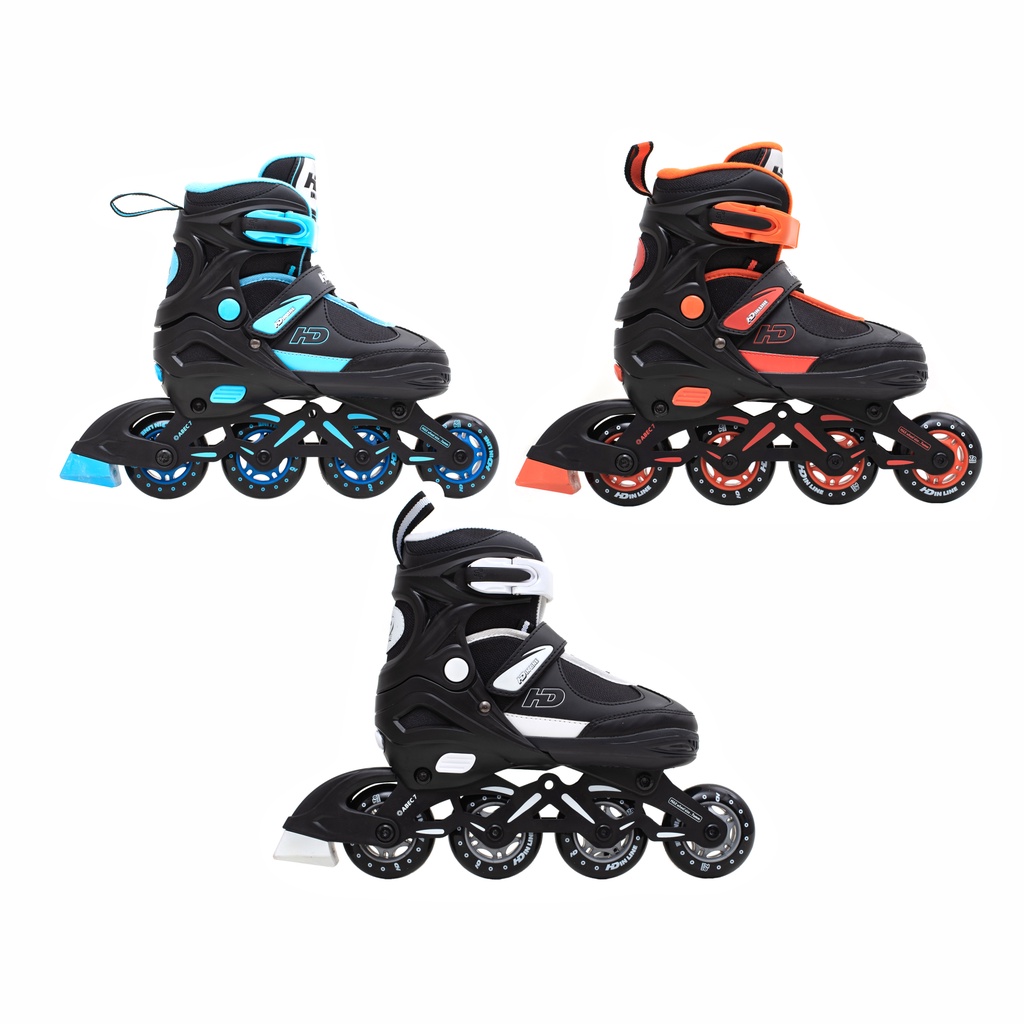 Patins inline Hd Inline Ajustável - Base Alumínio (35/38br) - Storm