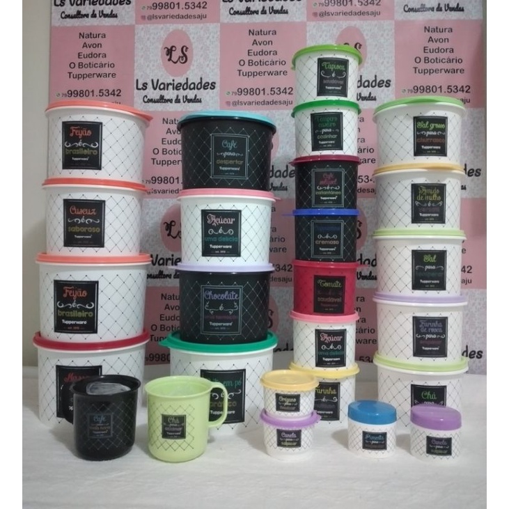 Linha de armazenamento Bistrô tupperware