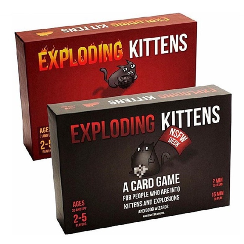 Exploding Kittens NSFW Imploding Streaking Kittens Expansion Pack Party Fun Card Games Poker um