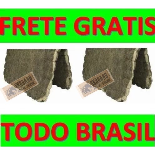 Kit 2x Bacheiro Manta Lã Prensado Cavalo Mula Montaria