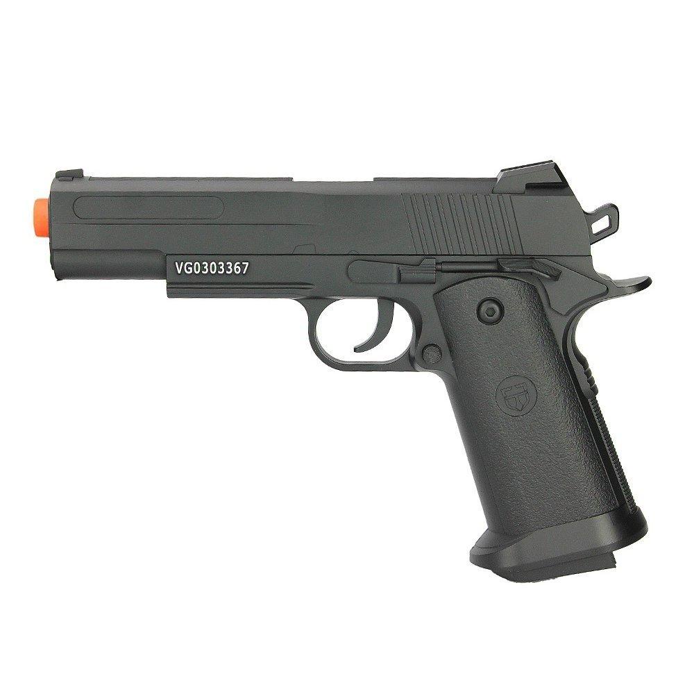 Pistola De Airsoft Vigor Spring Vg 1911 V18 Full Metal 6mm em Oferta na Shopee