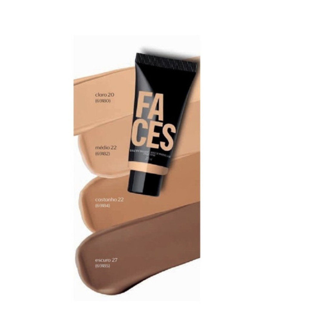 Base líquida Matte Natura Faces | Shopee Brasil