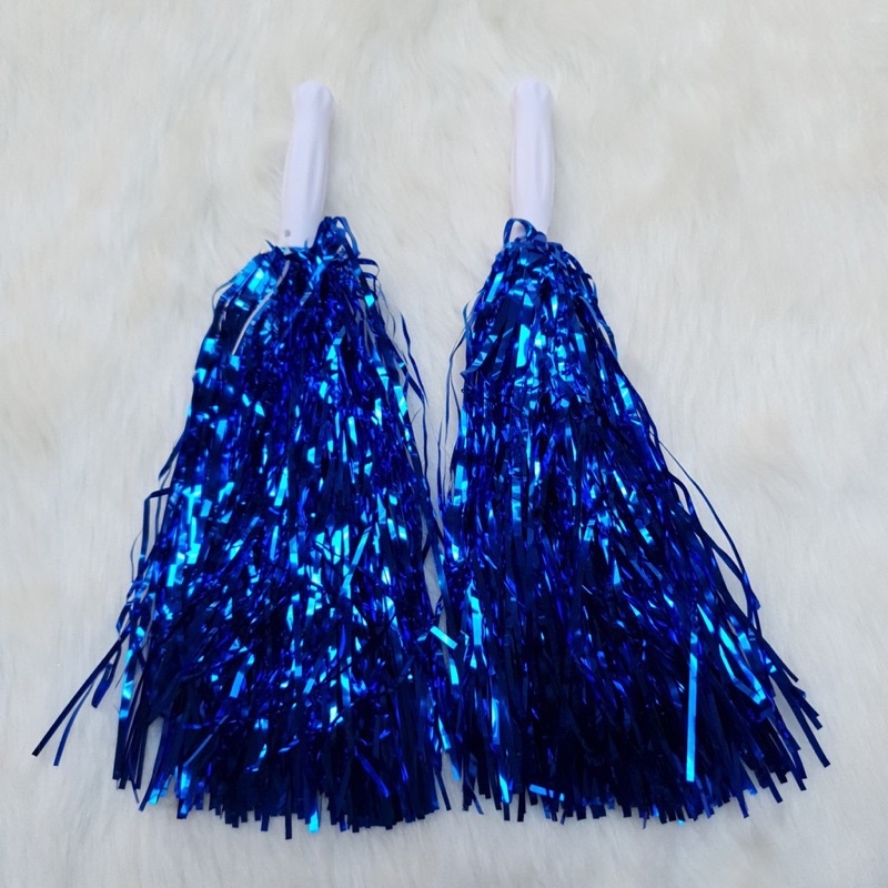 1,2,3  Pares de Pompom Líder de Torcida Metalóide Cores em Oferta na Shopee