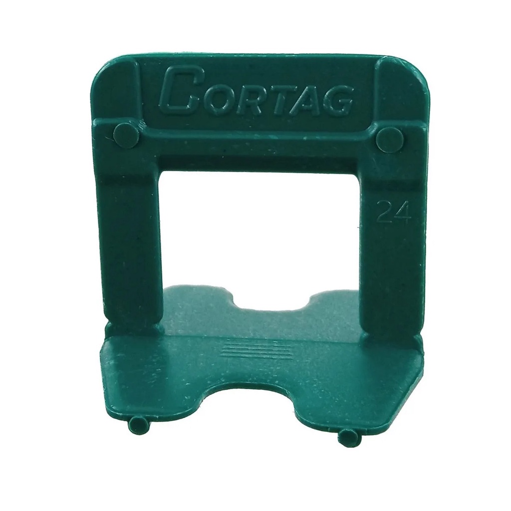 Espaçador Nivelador Piso Porcelanato Slim 2mm 500 Pçs Cortag