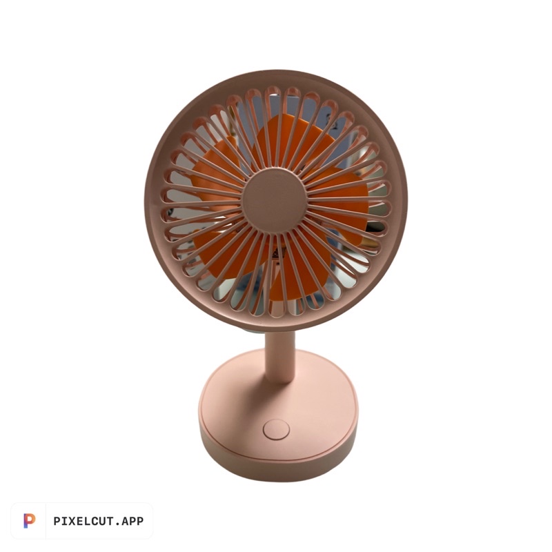 Mini Ventilador Portátil Mesa Recarregável Usb 3 Velocidades