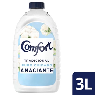 Amaciante de Roupa Diluído Comfort Tradicional Puro Cuidado 3L em Oferta na Shopee