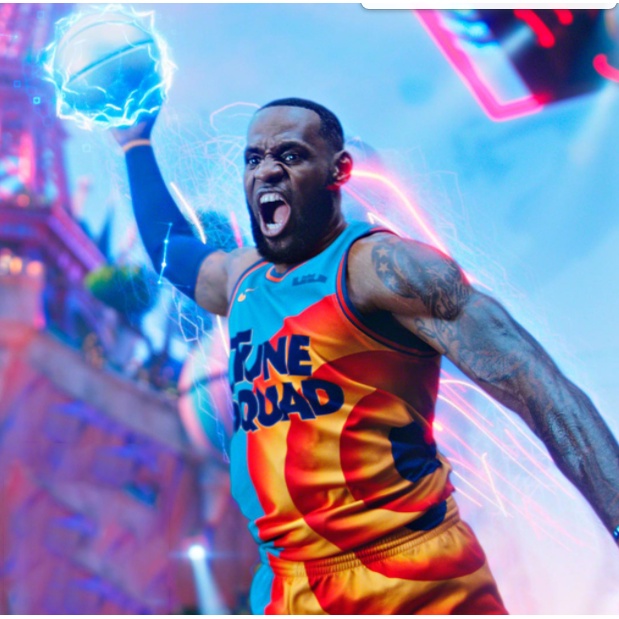 Camiseta De Basquete Regata Space Jam 2 Lebron James #6 Nba