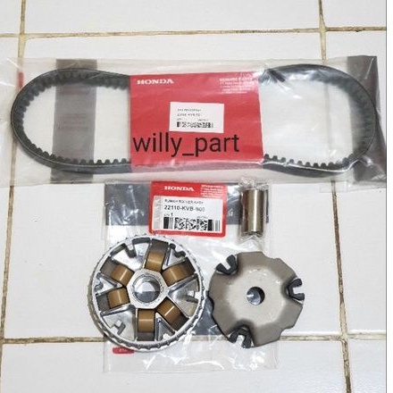 Cvt VanBelt Pacote Van Cinto V Apenas Vario Karbu 110 Techno old Lama KVB + Conjunto De Carcaça De Rolo