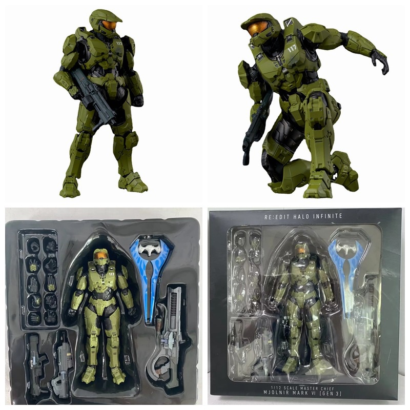 Halo 5 Guardiões John117 Chefe Mestre S117 Infinito 1/12 Bonecos Modelo De Brinquedos