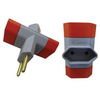 Kit 50 Peças Plug  Adaptador Tomada Pedido Elétrica e Informática Multiplicador Luster