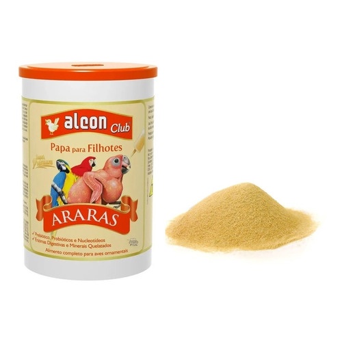 Ração Alcon Club Papa P/ Filhotes Araras Super Premium 600g