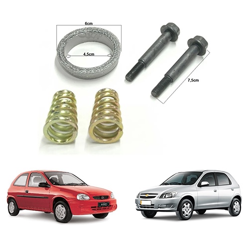 Kit Anel De Vedação Escapamento GM Corsa Hatch Sedan Classic