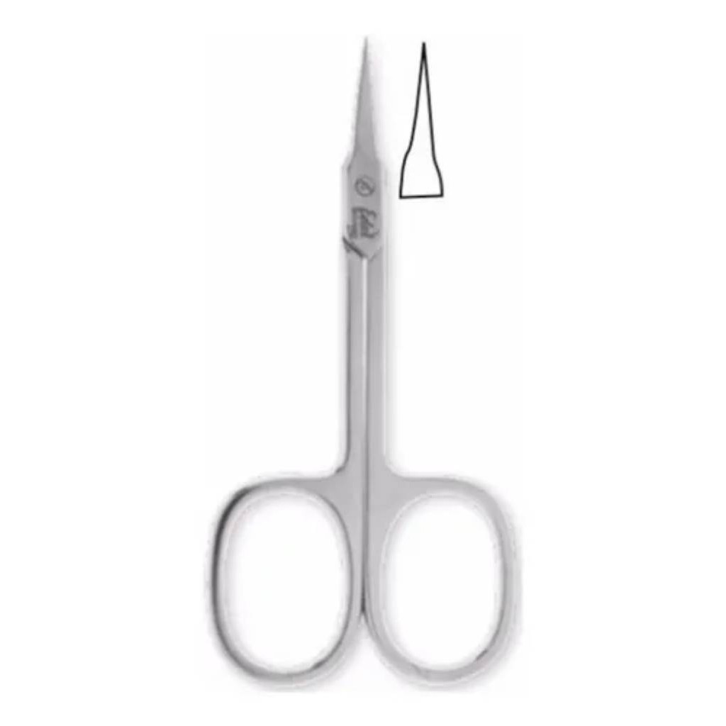 Tesoura Para Sobrancelha 9cm "Ponta Curva" Edel Solingen - Envio Imediato