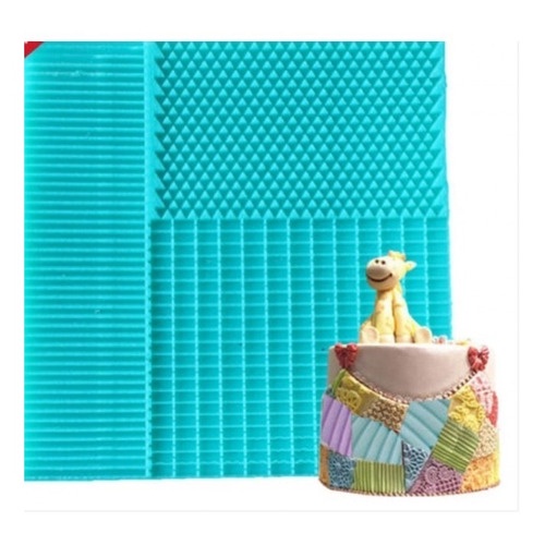 Molde Silicone Placa Textura Pasta Bolo Cupcake Pirulitos