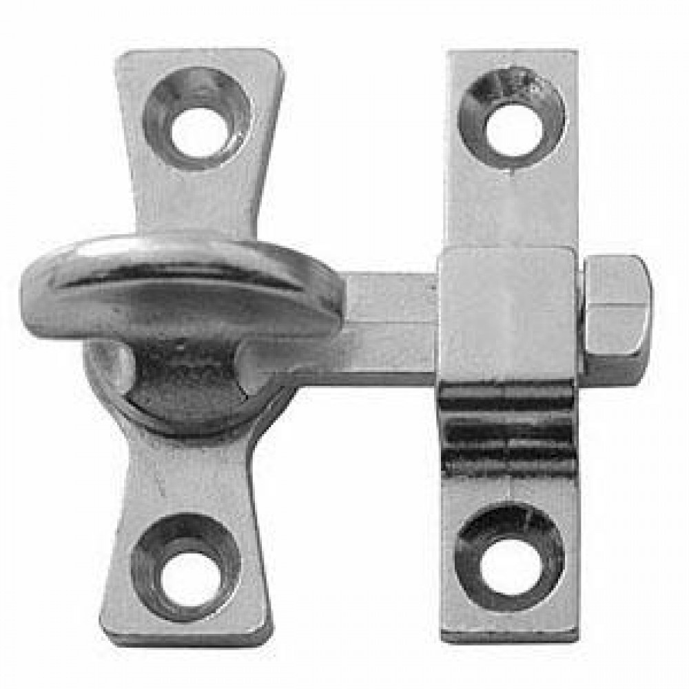 Tranqueta De Ferro Bico Reto Cromado C/ Parafusos em Oferta na Shopee