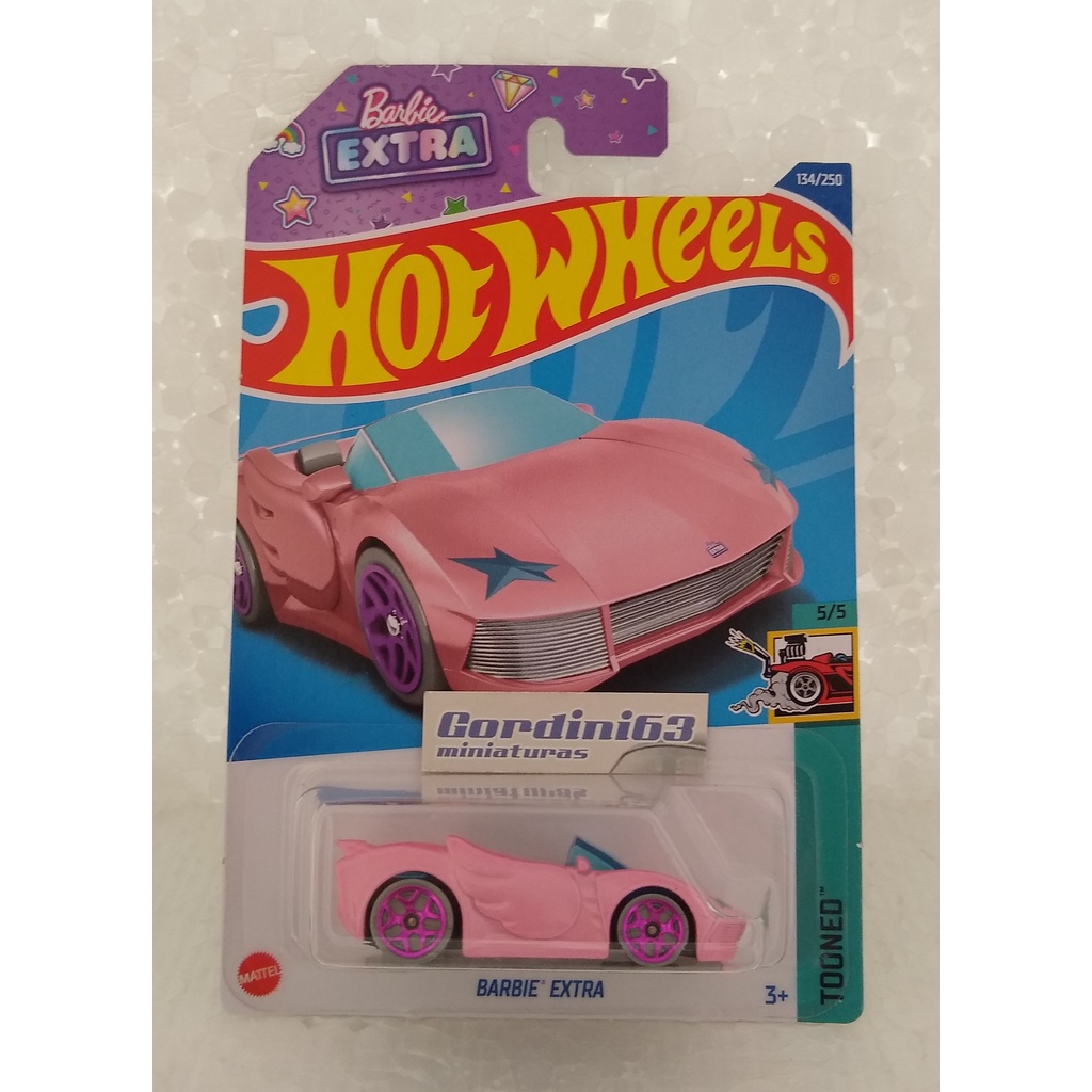 hot wheels barbie extra pink