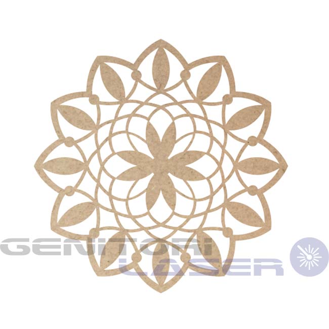 Mandala mdf 60 cm mod7 decoração parede artesanato miçanga
