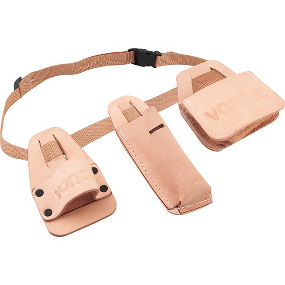 Cinto de Couro Marrom para Carpinteiro Vonder 3 Compartimentos em Oferta na Shopee