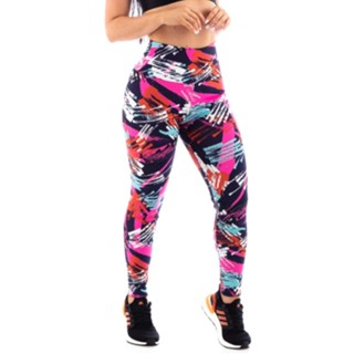 Calça Legging Estampada Plus Size Fitness Academia Grossa em Oferta na Shopee