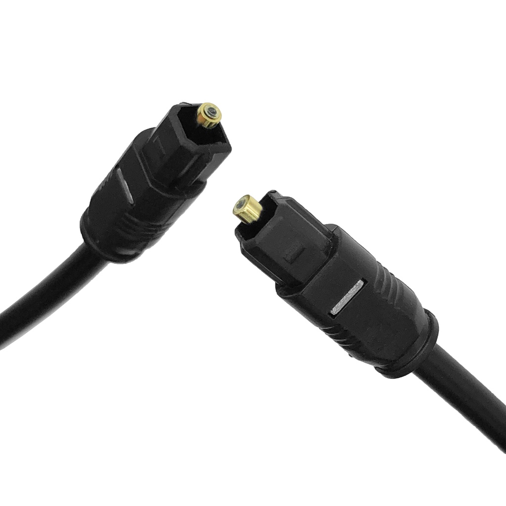 Cabo de Áudio Digital Cabo Óptico Toslink para Som de TV e Home Theater com 2 Metros / 3 Metros e 5 Metros
