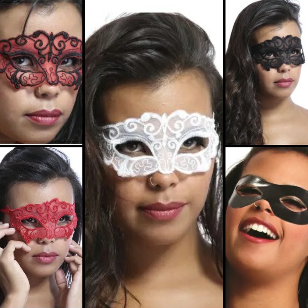 Máscaras Sensuais Moda Erótica Noiva Fogosa Tiazinha Dominadora Espanhola