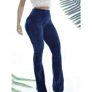 Calça Flare de Veludo Cotelê