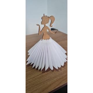 Centro de Mesa Bailarina Porta Guardanapo. Festas, aniversários, 15 anos, decoração.
