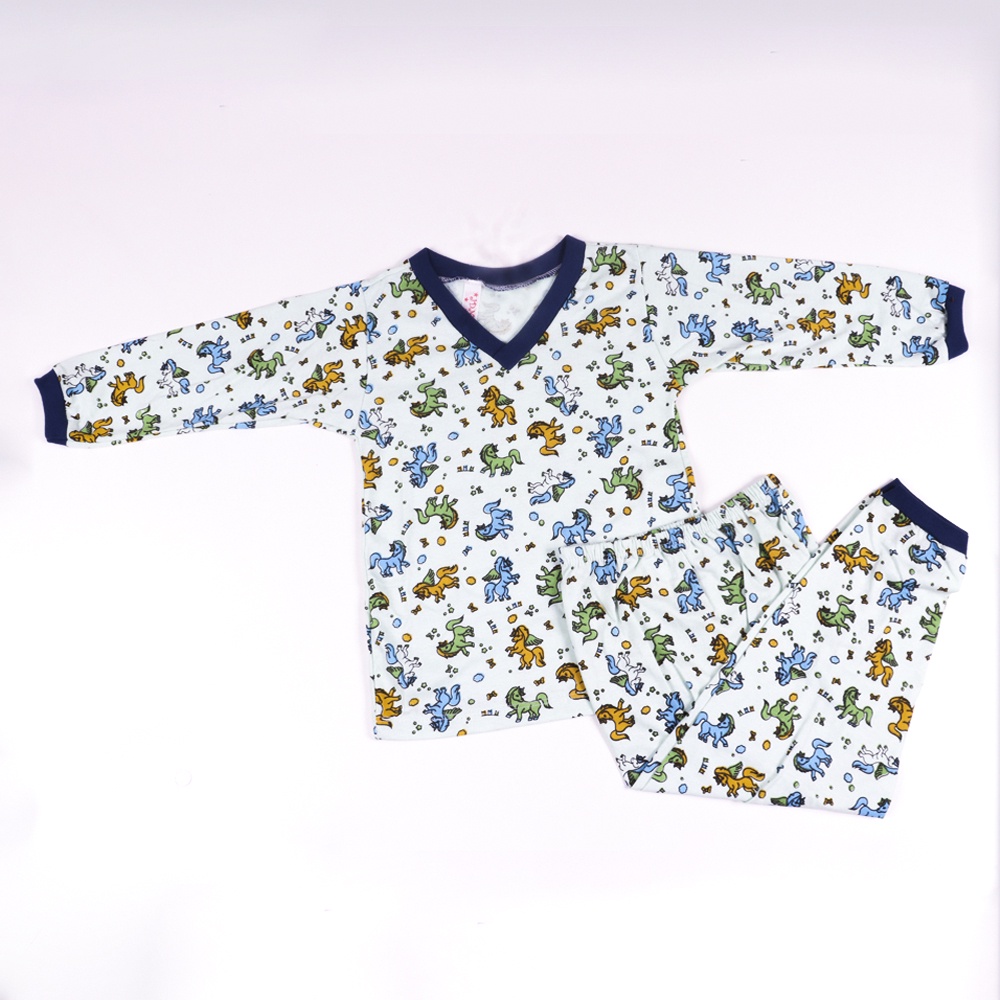 Kit 5 Pijamas Conjunto Menino Estampado Manga Longa em Oferta na Shopee