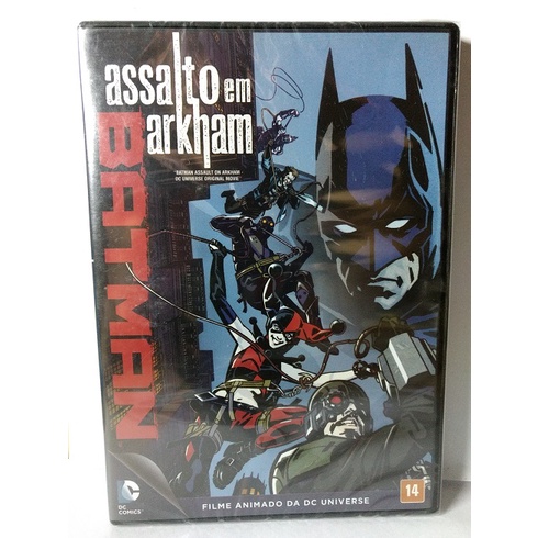DVD Batman Assalto Em Arkham - Novo / Original / Lacrado
