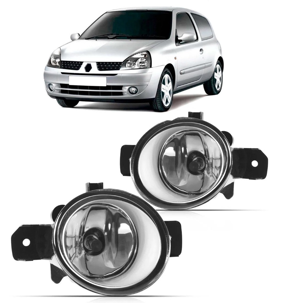 Par Farol de Milha Auxiliar Clio  2003 A 2011 Master 2013 A 2019 em Oferta na Shopee