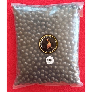 Chumbo Esférico Granulado - Escolher Tamanho - 1 KG - TAMANHO SSG com 8mm