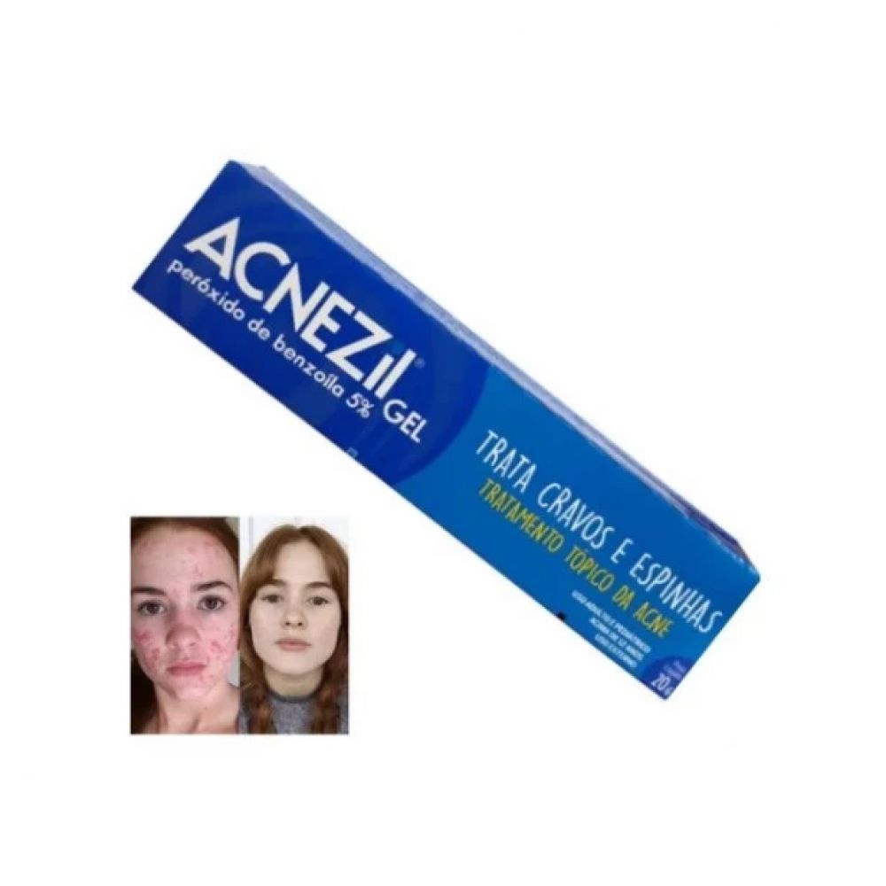 Gel 5% Acnezil 20g Trata Cravos e Espinhos Cimed Original