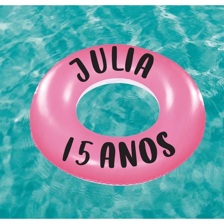 adesivo para bóia para festa de casamento, formatura, despedida, tiktok em Oferta na Shopee