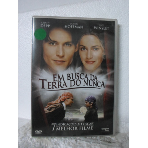 Dvd Em Busca Da Terra Do Nunca - Original - Johnny Depp
