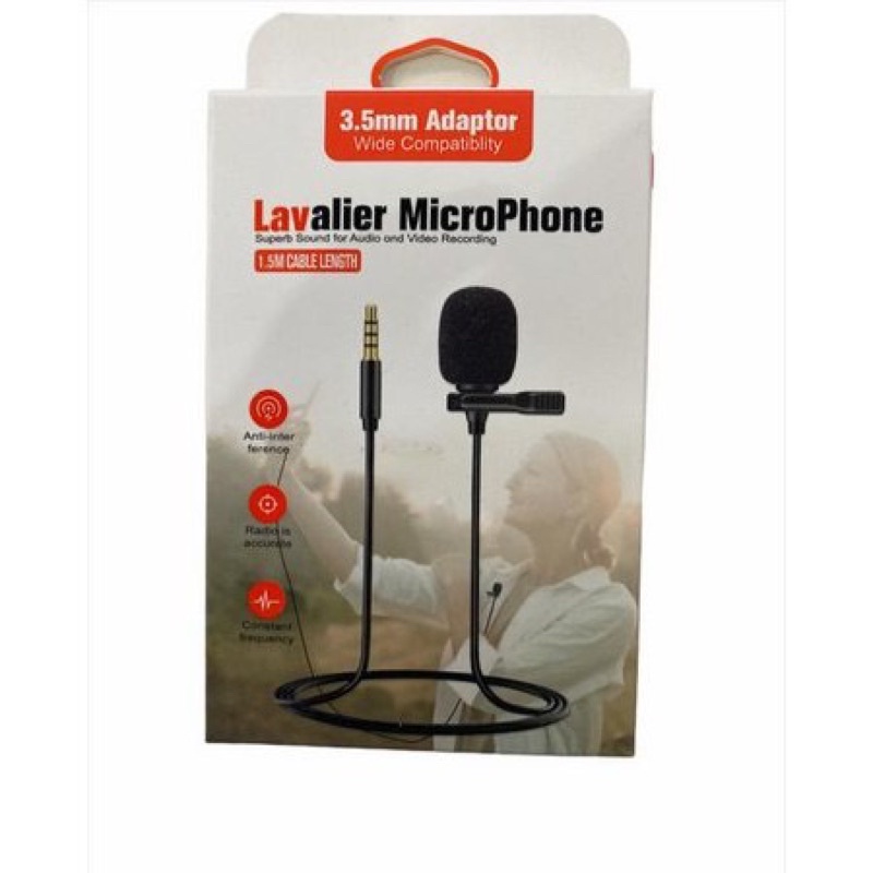 Microfone Lapela P3 para Live Gravação Pronta Entrega