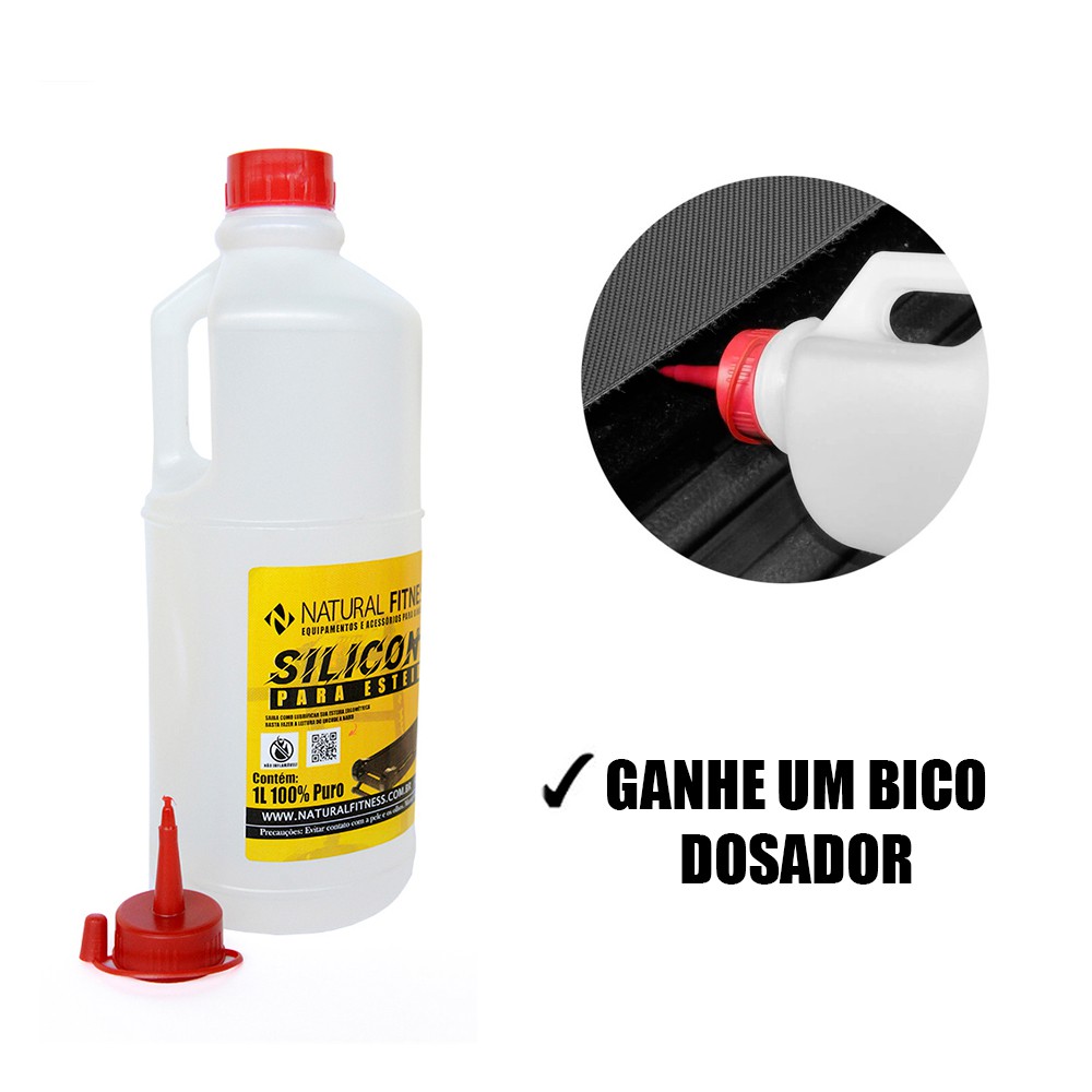 garden Reserve oil Silicone para Esteira Lubrificante Liquido Ergometrica 1 Litro Bico Dosador  Limpeza Automotiva Carro Limpa Plástico | Shopee Brasil