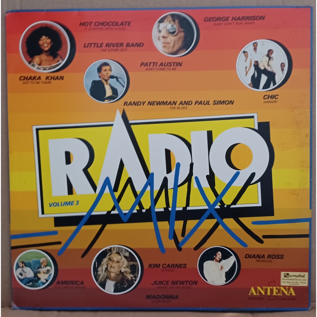 LP Disco De Vinil Radio Mix - Antena 1 - LP Excelente Capa Ótima Ler Descrição
