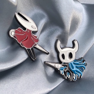 Pins Hollow Knight: O Caveleiro e Hornet | Silksong hard enamel pin de lapela broche jogo indie