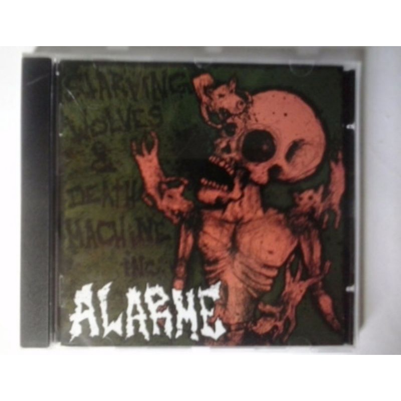 CD alarme starving wolves & death machine estado de novo midia e capa