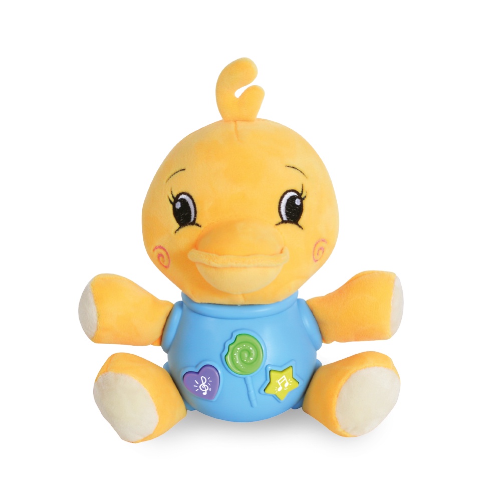 Pelúcia Musical Luminária  Quarto de Bebê Buddy's Duck - Maxibaby