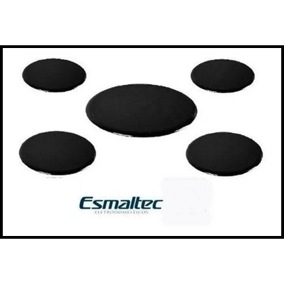 Kit Espalhador Tampinha Peça Fogão Esmaltec Mayorca 5 Bocas
