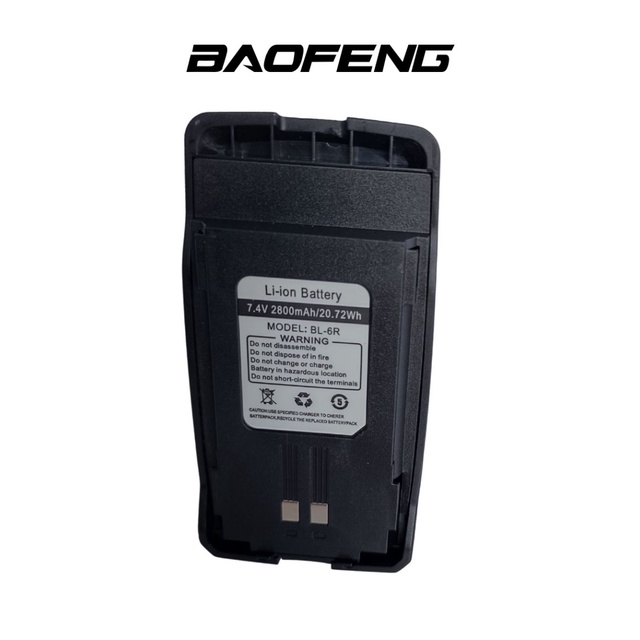 Bateria uv6r para rádio comunicador baofeng uv-6r
