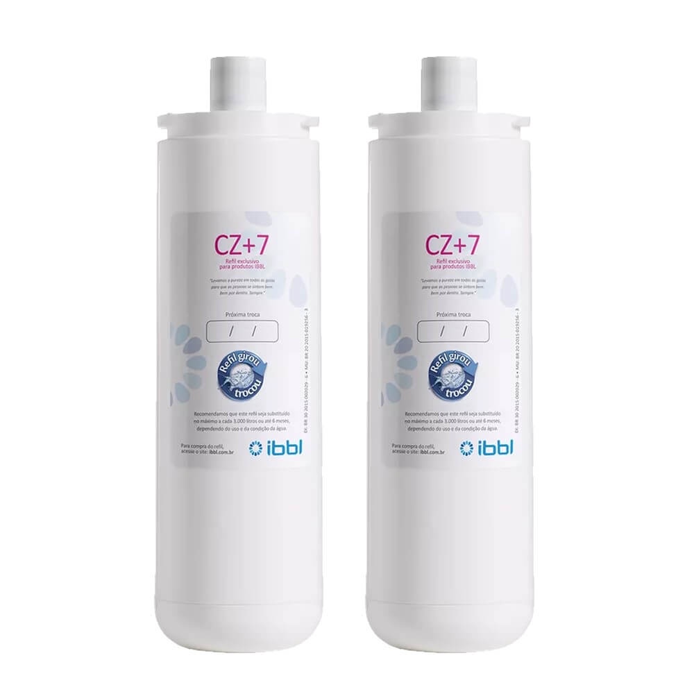 Kit 2 unidades Refil Filtro IBBL CZ+7 Original para modelos FR600, Expert, Evolux